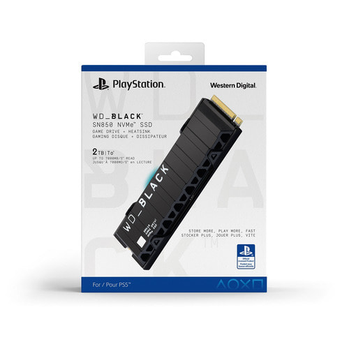 [PS5 공식 라이센스 SSD] 웨스턴디지털 WD_BLACK SN 850 하드디스크 (용량선택)[PS5 하드케이스 무료증정(2TB 한정)]