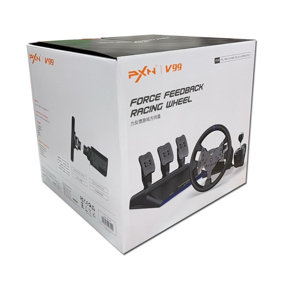 PXN V99 레이싱휠 포스피드백 핸들 (PS5/PS4/PC)